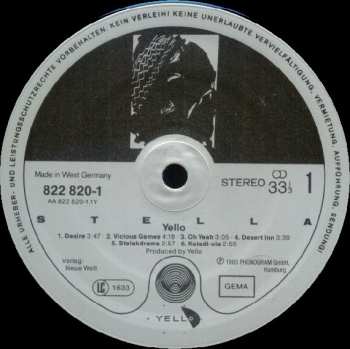 LP Yello: Stella