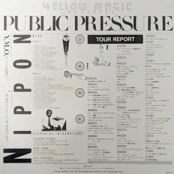 LP Yellow Magic Orchestra: Public Pressure: Standard Vinyl Edition LTD