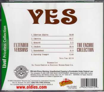 CD Yes: Extended Versions: The Encore Collection