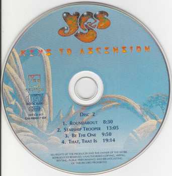 2CD Yes: Keys To Ascension