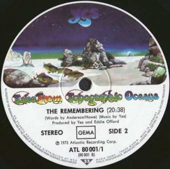 2LP Yes: Tales From Topographic Oceans