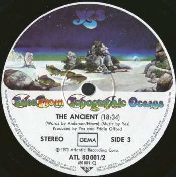 2LP Yes: Tales From Topographic Oceans