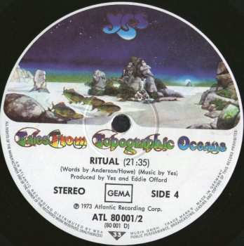 2LP Yes: Tales From Topographic Oceans