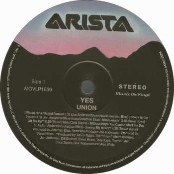 LP Yes: Union