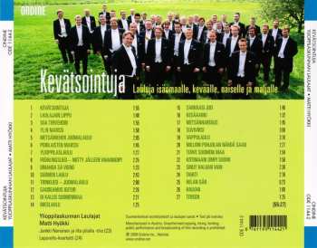 CD Ylioppilaskunnan Laulajat: Kevätsointuja (Lauluja Isänmaalle, Keväälle, Naiselle Ja Maljalle)