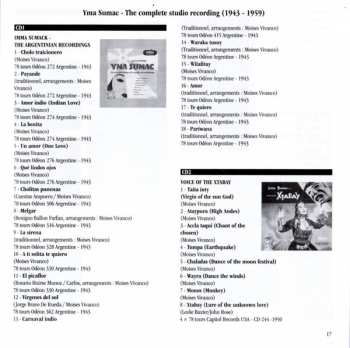 4CD Yma Sumac: Queen Of Exotica (The Complete Studio Recordings 1943-1959)
