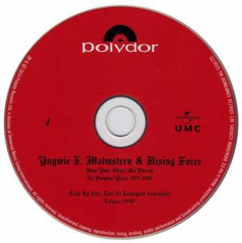 4CD Yngwie Malmsteen: Now Your Ships Are Burned: The Polydor Years 1984-1990