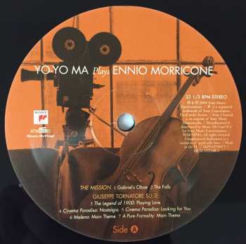 2LP Yo-Yo Ma: Yo-Yo Ma Plays Ennio Morricone