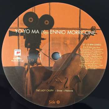 2LP Yo-Yo Ma: Yo-Yo Ma Plays Ennio Morricone