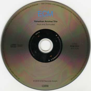 CD Yonathan Avishai: Joys And Solitudes
