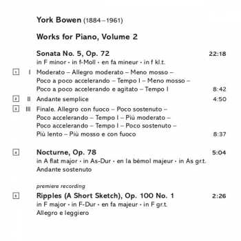 CD York Bowen: Joop Celis Plays York Bowen Volume 2