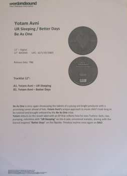 LP Yotam Avni: UR Sleeping / Better Days