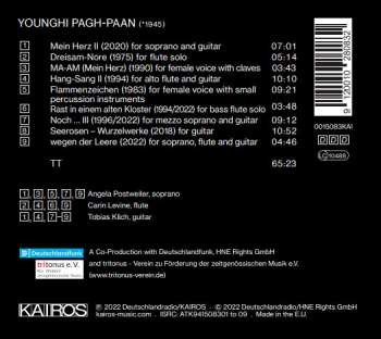 CD Younghi Pagh-Paan: Listening With The Heart