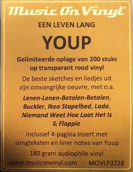 2LP Youp van 't Hek: Een Leven Lang Youp CLR | LTD