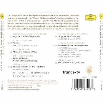 CD Wiener Philharmoniker: The Peace Concert Versailles
