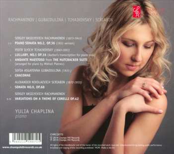 CD Yulia Chaplina: Rachmaninov︱Gubaidulina︱Tchaikovsky︱Scriabin