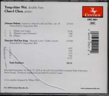 CD Yung-chiao Wei: Butterfly Lovers Concerto (Ho/Kang) / Sonata In E Minor, Op 38 (Brahms)