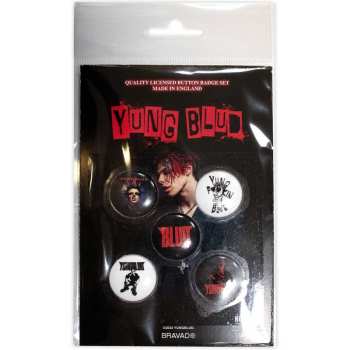Merch Yungblud: Kitűző készlet Logo Yungbluds