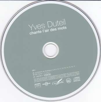 2CD Yves Duteil: Chante L'air Des Mots