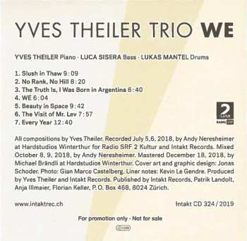 CD Yves Theiler Trio: We