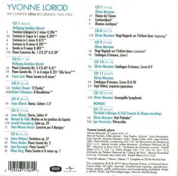 13CD/Dobozkészlet Yvonne Loriod: The Complete Véga Recordings 1956-1963