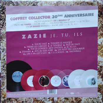 3LP/CD/3SP/Dobozkészlet Zazie: Je, Tu, Ils CLR