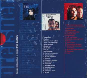 3CD/Dobozkészlet Zbigniew Preisner: Three Colors Bleu Blanc Rouge Original Soundtracks By Zbigniew Preisner