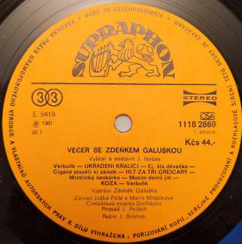 LP Zdeněk Galuška: Večer Se Zdeňkem Galuškou
