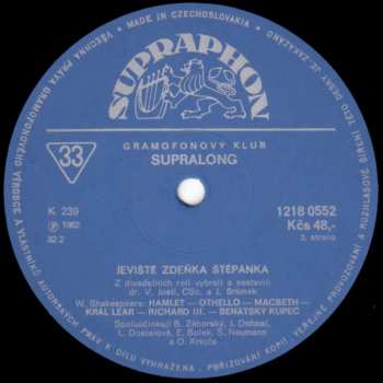 2LP Various: Jeviště Zdeňka Štěpánka