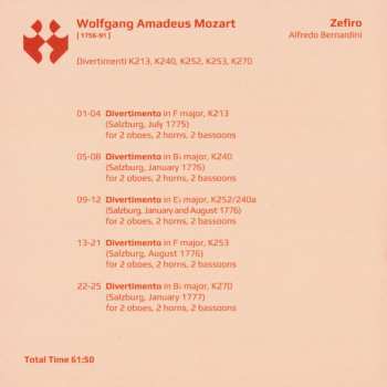 6CD/Dobozkészlet Zefiro: The Mozart Collection