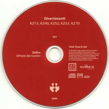 6CD/Dobozkészlet Zefiro: The Mozart Collection