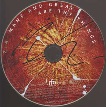 CD Zia: Many And Great Are Thy Things