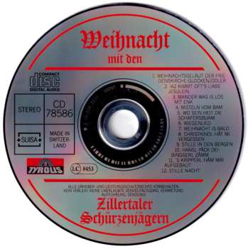 CD Zillertaler Schürzenjäger: Weihnacht Mit Den Zillertaler Schürzenjägern