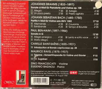 CD Zino Francescatti: Zino Francescatti. Eugenio Bagnoli 