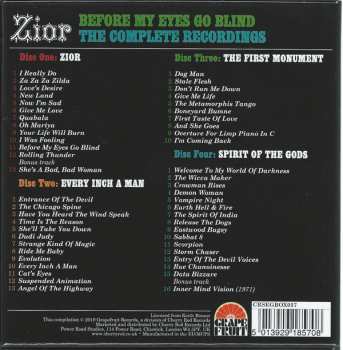 4CD/Dobozkészlet Zior: Before My Eyes Go Blind: The Complete Recordings