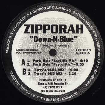 Album Zipporah: Down-N-Blue