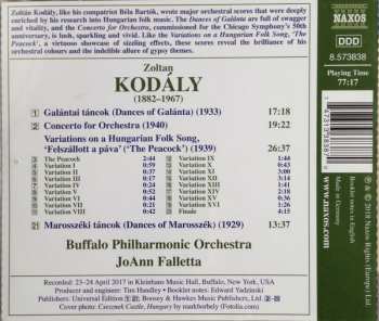 CD Zoltán Kodály: Concerto For Orchestra / Dances Of Galánta / Dances Of Marosszék / 'The Peacock' Variations