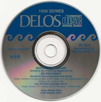CD Janos Starker: Starker Plays Kodaly