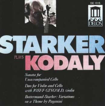 CD Janos Starker: Starker Plays Kodaly