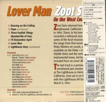 CD Zoot Sims: Lover Man - Zoot Sims On The West Coast