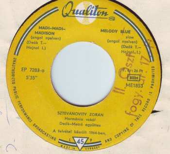 SP Zorán Sztevanovity: Madi - Madi - Madison