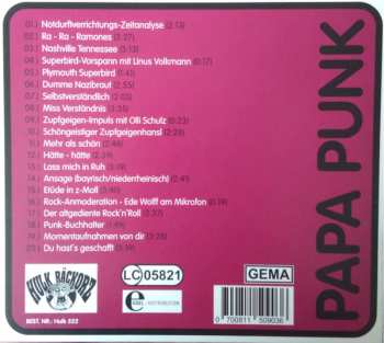 CD Zwakkelmann: Papa Punk DIGI