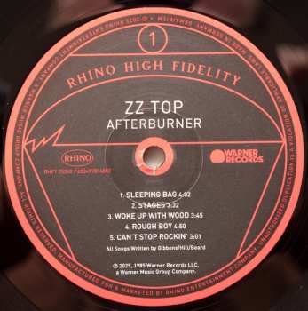 LP ZZ Top: Afterburner LTD