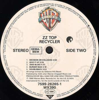 LP ZZ Top: Recycler